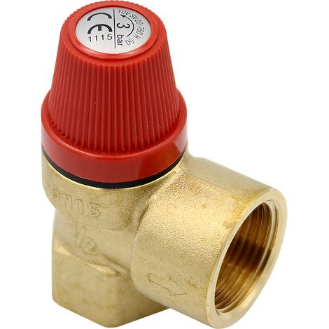 Caleffi Membran Sicherheitsventil 1/2" x 3/4", 3 Bar 532043