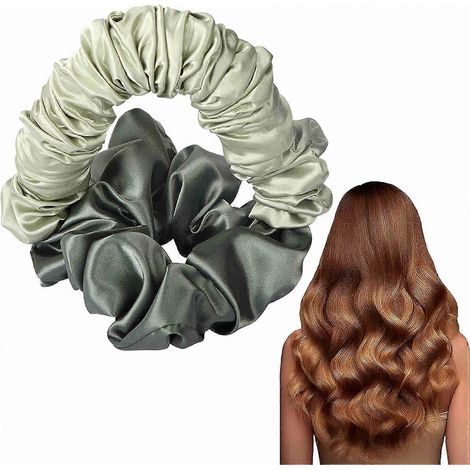 Bandeau, bigoudis sans chaleur pour boucles de nuit, chignon fleuri, outils de coiffure à faire soi-même (1/4)