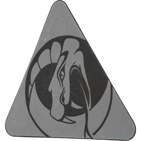 Autocollants magnétiques triangulaires réfléchissants de nuit pour accessoires de cyclisme et de sports de plein air (1/5)
