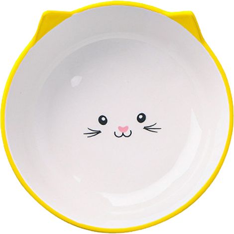 Gamelle pour chat en céramique, plats larges et hauts, lavable au lave-vaisselle, convient aux chats