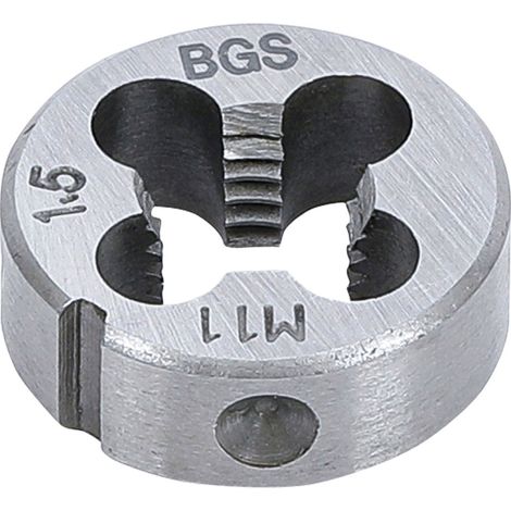 Filiere m11 x 1.50 x 25 metrique pas standard de 11 x 150 cage de 25.4 mm