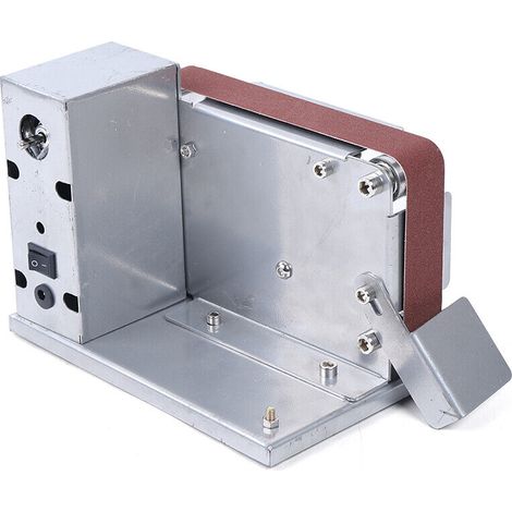 795 Motor Elektro-Bandschleifer DIY Schleifmaschine Mini Sandbandmaschine Polier Messermacher Schleifer Bandschleifmaschine Bandschleifer (1/5)