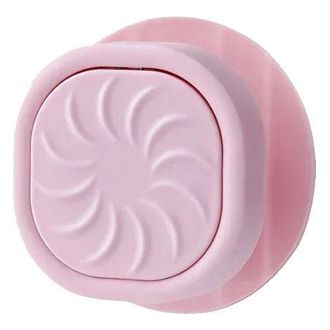 Müllsackhalter, drehendes Design, einfache Installation, Rosa-1Stück (1/2)