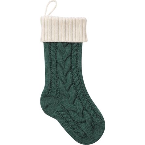 Stocking - 50 Cm - Polyester Et Velour - Pour Décoration De Noël En Intérieur - 1 Pièce (1/5)