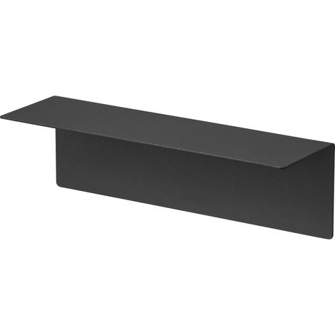 Étagère magnétique, Noir, Acier/Aimant/Silicone, Minimaliste, 20 x 6.3 x 6 cm (L x P x H) (1/5)