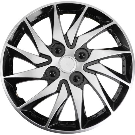 Enjoliveurs de roue 14 pouces universels pour voiture, accessoires d'auto, kit de 1 jeu (1/5)