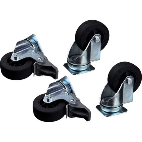 Set 4 Roues pour cage transport IATA - Transport animaux par avion (1/2)