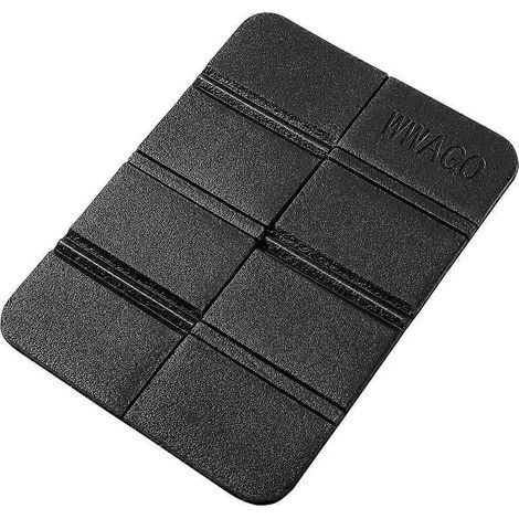 WINOMO Tapis de siège pliable et imperméable en XPE résistant à l'humidité, coussin de siège idéal pour le camping, le parc et les pique-niques en extérieur (noir)-38.00X28.00X1.00CM-Black (1/3)