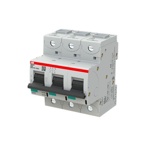 S800P Disjoncteur modulaire 3P 80A courbe C 50kA 2CCG001232R0001 ABB G151701 (1/3)
