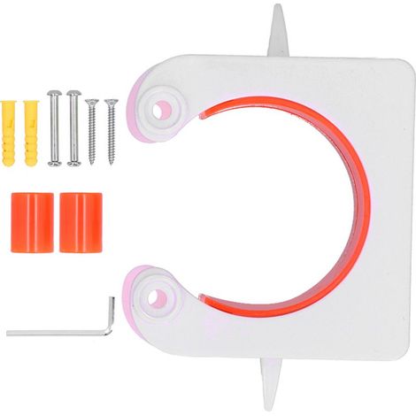 Boucle de fixation originale pour vélo, accessoire de cyclisme pour l'extérieur et la maison, orange, 8 x 8 x 4 cm (1/5)