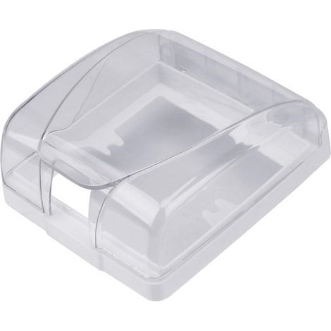 Funda impermeable para timbre, cubierta transparente para timbre - Protector exterior para timbre, cubierta transparente para interruptor, timbre inalámbrico impermeable (1/4)