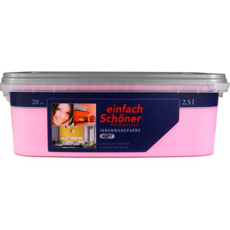 Wilckens Innenwandfarbe einfach Schöner 2,5 Liter Märchenhaft Pink 13740326080