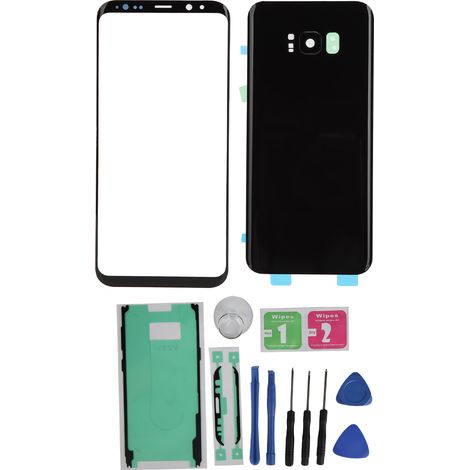 Verre arrière et panneau extérieur de remplacement pour Samsung S8+ Plus, coque de dos en verre mobile. (1/5)
