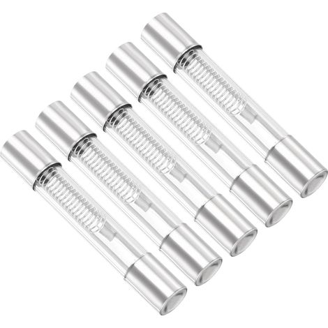 Microwave Fuses 0.75A 5KV x 5pcs Silver Glass Tube (1/5)