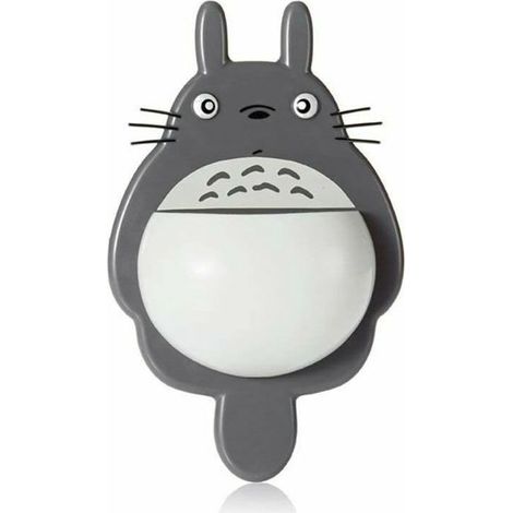 Porte-brosse à dents et dentifrice mural Totoro avec ventouse, support de salle de bains-A (1/4)