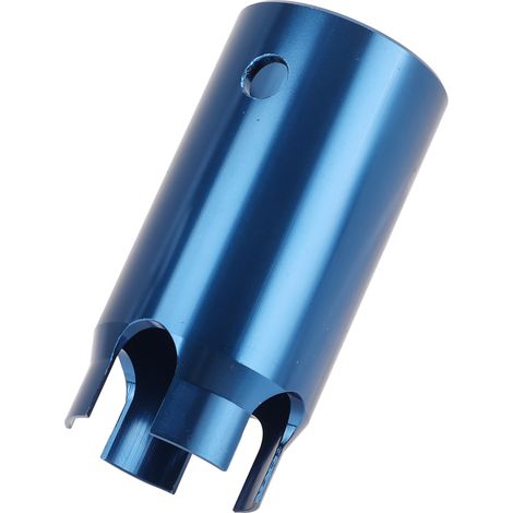 Clé de contact Mercedes Benz en aluminium bleu, douille de remplacement pour serrure d'allumage, outil de réparation automobile, manchon de montage (1/5)