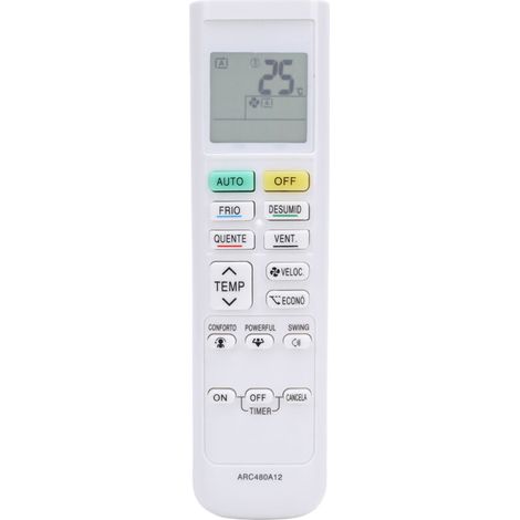 ARC480A12 Replacement remote control for air conditioner ARC480A11 ARC480A13 ARC480A9 ARC480A49 ARC480A53 ARC480A55 (1/5)