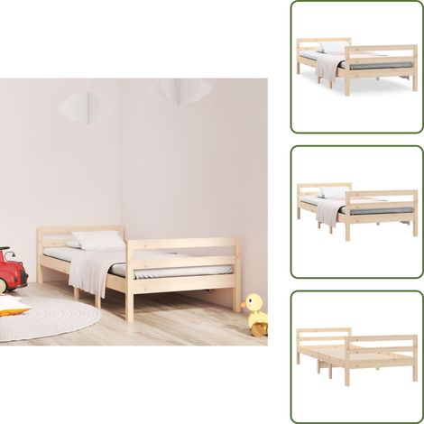 - vidaXL Letto senza Materasso 90x190 cm in Legno Massello di Pino -