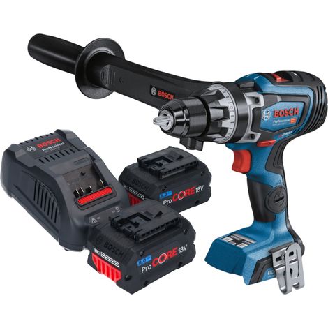 Bosch GSR 18V-150 C Professional Perceuse-visseuse sans fil 18 V 150 Nm Brushless + 2x batterie ProCORE 8,0 Ah + chargeur