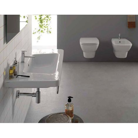 Sanitari Daily sospesi senza brida cm. 53x37 con sedile softclose (1/5)