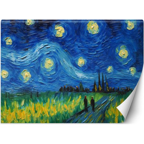 Fototapete Sternenklare Nacht - V. van Gogh 250x175 cm