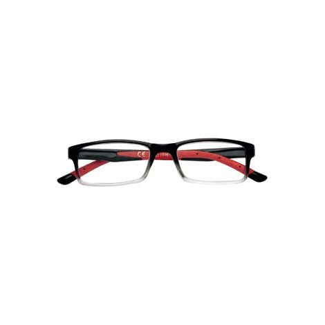 OCCHIALE LETTURA MONTATURA POLICARBONATO NERO/ROSSO 091  diottrie +3,5  31Z091RED350    ZIPPO