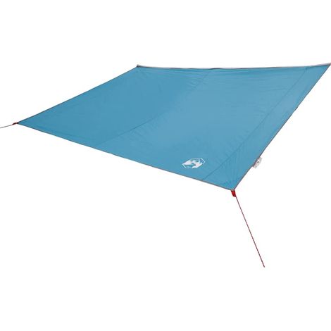 vidaXL Caravan Awning -Person 240 x 350 cm Waterproof Blue Taffeta