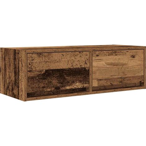 Maison Exclusive - TV-Schrank Altholz-Optik 80x31x25,5 cm Holzwer (1/5)
