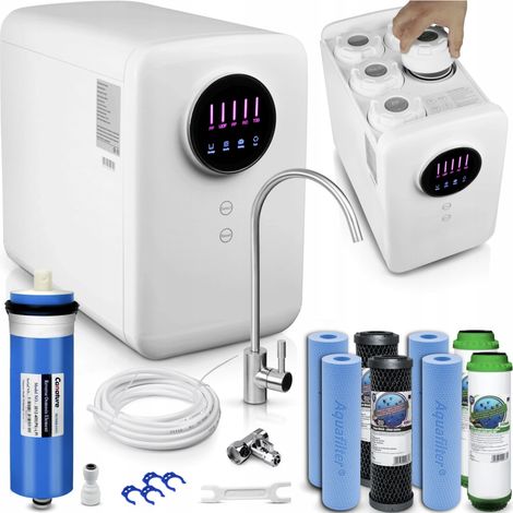 Osmoseur domestique 5 étapes de filtration RO400 + Jeu de cartouches (1/5)