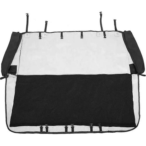 Sac de rangement pour fenêtre de capote souple, organisateur pour sièges arrière, sacs de protection multicouches (1/5)