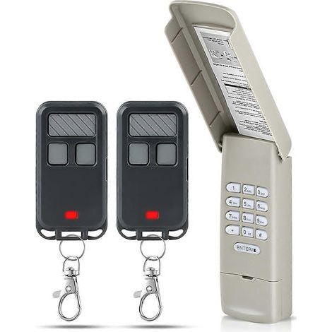 Lot de 2 télécommandes 890MAX pour porte de garage, compatibles avec les ouvre-portes de garage Craftsman. (1/5)