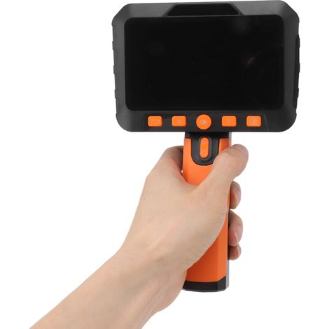 1080P-Endoskopkamera mit zwei Objektiven, 5-Zoll-IPS-Bildschirm, 2 m langer flexibler Arm, tragbares Diagnosegerät für Wartungszwecke (1/5)