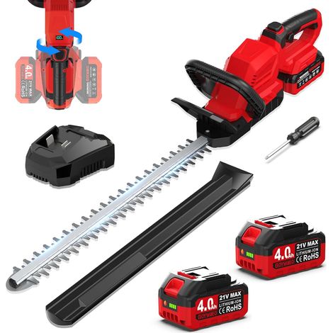 53CM Taille Haie Batterie sans Fil avec 2 Batteries 4,0Ah (1/5)