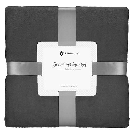 SPRINGOS Wohndecke Tagesdecke Wohnzimmer 200x220 cm flauschig extra soft Schlafzimmer Überwurf Sofadecke