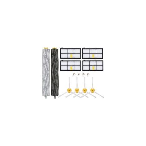 Accessoires Remplaçant kit pour iRobot Roomba série 800 900 Pièces de rechange pour Roomba,Kit Pièces accessoires pour iRobot Roomba serie 800 850 851 860 865 866 870 871 876 880 885 886 890 891 896 9 (1/5)