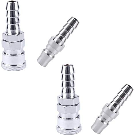 Conector rápido de aire comprimido 2 pares SH20 + PH20 Conectores rápidos de manguera de aire Acoplador de compresor Conector neumático Conector de compresor Conector rápido neumático (1/5)