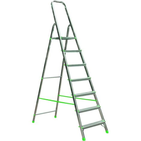 Escabeau à marches larges