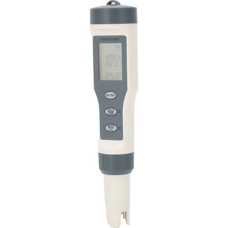 Testeur d'Eau 3 en 1 - pH, TDS, Température - Stylo Portable Multifonction pour Analyse de Qualité