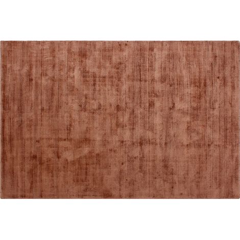 Tapis en viscose tissé à la main - 160 x 230 cm - Terracotta - 1800g/m² - MOLINI (1/2)