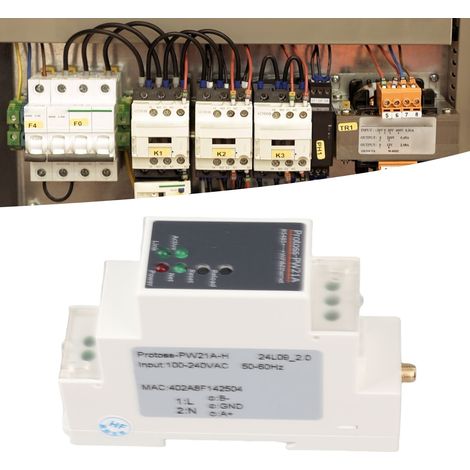 Serveur série RS485 vers Wi-Fi/Ethernet MODBUS TCP IP Alimentation CA 100-240 V (1/5)