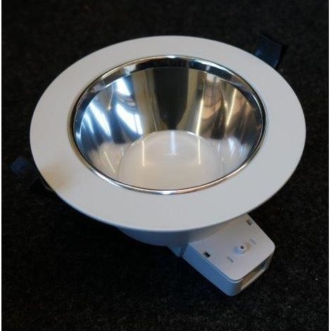Plafonnier encastré LED 13W blanc Ø 145mm changement CCT 3000-4000-5700K alim 230V 70° downlight IK08 IP54 Hurricane TRAJECTOIRE (1/5)