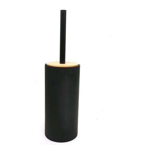 BATHSTAGE 68028 B-LUK Escobillero Base Negro Madera - ref: BS-68028 (1/2)