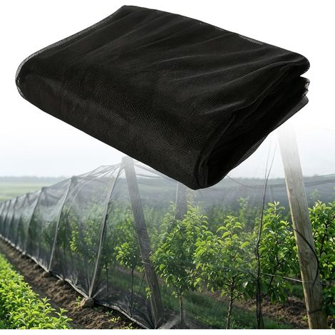 Filet Anti-Insectes, 6m x 2,4m, Filet Anti-Moustiques Filet Anti-Oiseaux  Moustiquaire d’Extérieur pour la Protection des Plantes, Légumes et Fruits (1/5)
