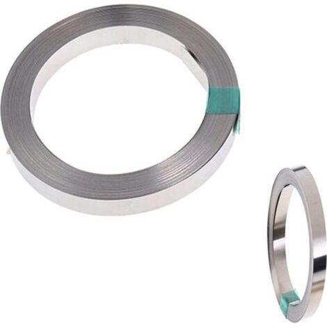 Nickelband, 8 x 0.15 mm Nickel Rayures,de la Pure, de Nickel,de Nickel, de Plaques de Bande Blattstreifen,pour Soudeur(10m) (1/5)