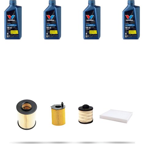 Kit tagliando 4 FILTRI e 4L OLIO compatibile con Ford Kuga II 1.5 Tdci 88kw dal 2016 (1/5)