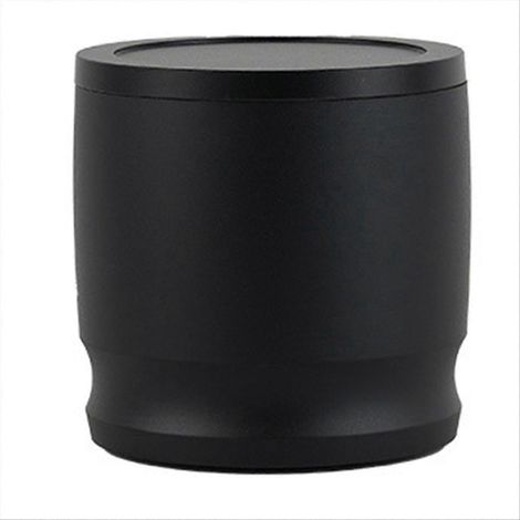 58-mm-Messbecher aus Aluminiumlegierung, schwarzer Espresso-Messtrichter, Barista-Zubehör für die gleichmäßige Verteilung von gemahlenem Kaffee. (1/5)
