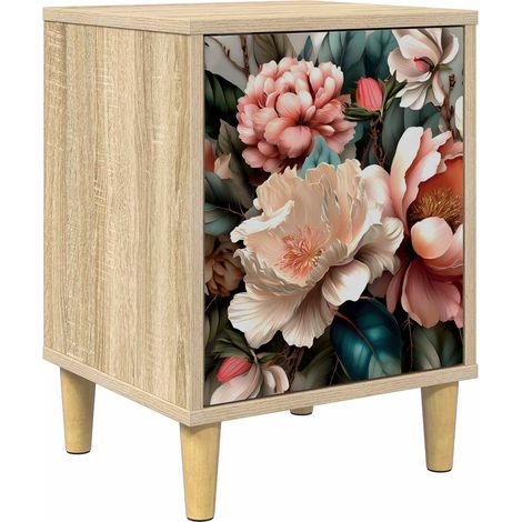 Maison Exclusive - Armadio da Notte BORNE Rovere Sonoma 36 x 33 x 50 cm (1/5)