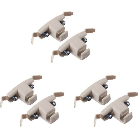6 clips de sujeción para parasol color beige 51168243575 para BMW Serie 3 E46 325 M3 (1/2)