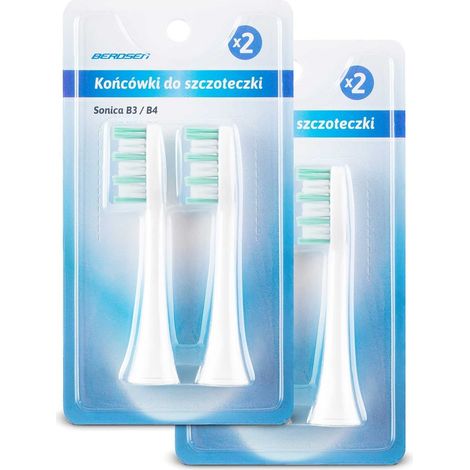 Testine per spazzolino sonico berdsen 4 pz