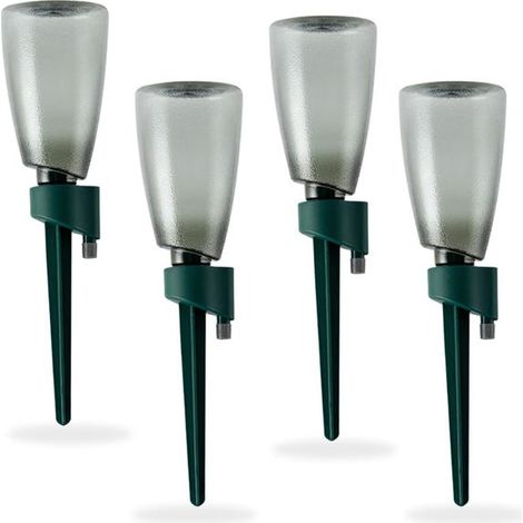 de 4-Ensemble d'arrosage automatique goutte-à-goutte 3 en 1 avec bouteille -vert (1/5)